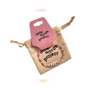NWT LITTLE WORDS PROJECT BRACLET 🌈✨️